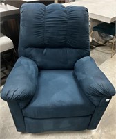 Blue Valor Style Manual Reclining Chair