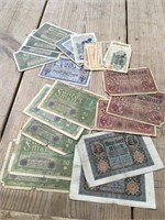 Early 20th Century German Paper Currency