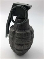 WWII Style Pineapple Type Hand Grenade, Inert,