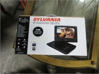 Sylvania 9" portable DVD player - brand new