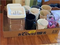 cups and storage containers