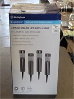 Westinghouse - 4 Pack Solar LED Path Light