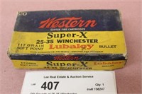 (20) Rounds of 25-35 Winchester