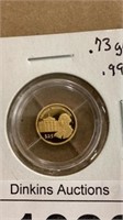 .73 g gold coin