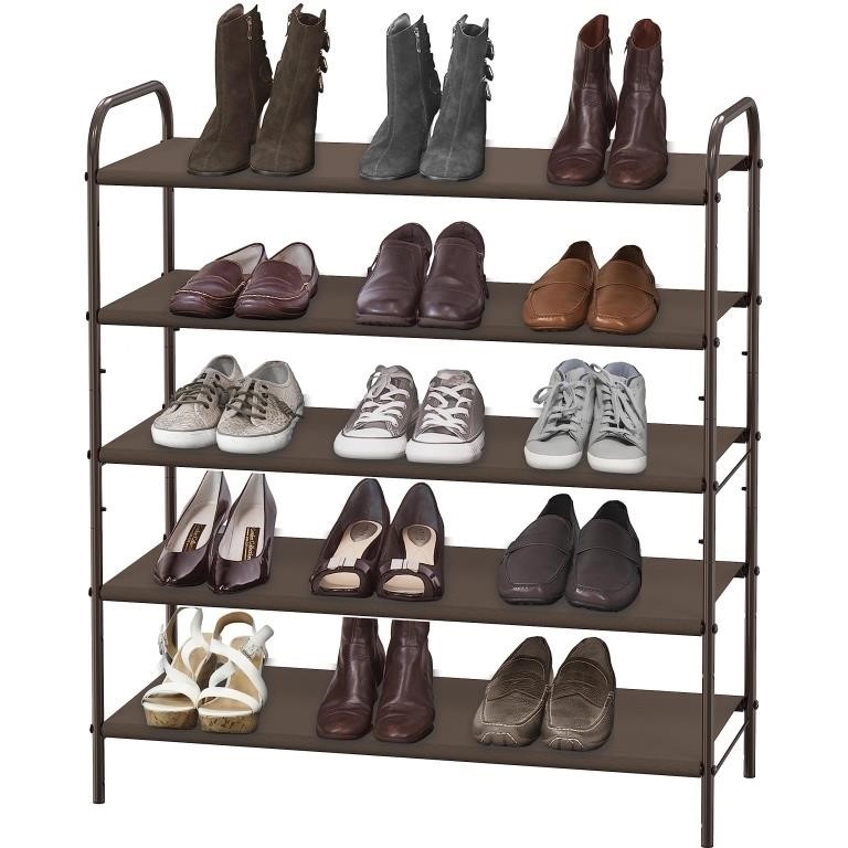 Simple Houseware 5-Tier Shoe Rack Storage Organize