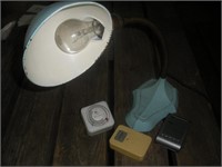 Misc. Lot-Table Lamp, Timer, Remote Thermometer