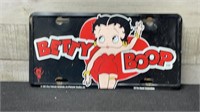 Betty Boop Novelty License Plate