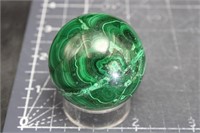 Malachite Sphere, 5oz, 42mm