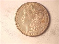 1889 Morgan dollar