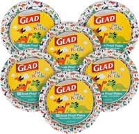 120ct  Glad for Kids 8.5-Inch Paper Plates