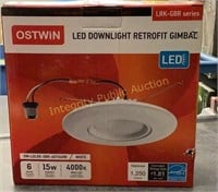 Ostwin LED Downlight Retrofit Gimbal 6”