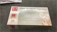 Vinyl Synthetic Exam Gloves 100 Small Gloves