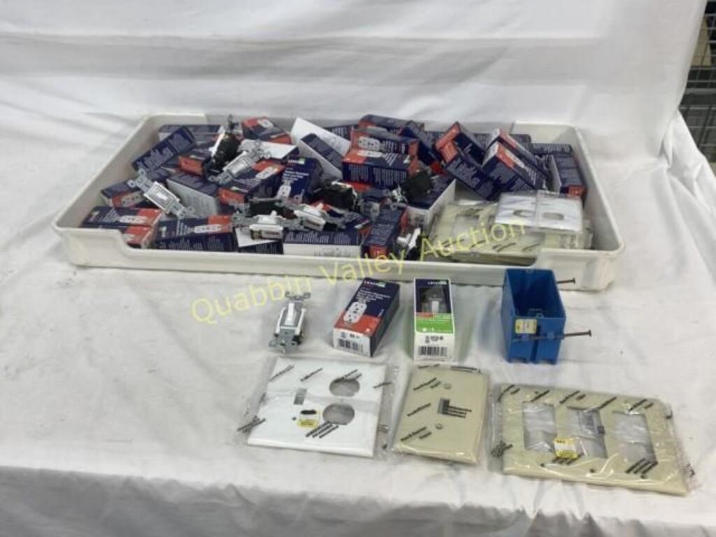 LOT OF ASSORTED ELECTRICAL ITEMS