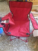 Red Like New Camping Chair & Bag