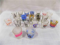 15+ Some Vintage shot glasses