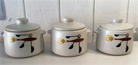 3pc Vintage West Bend Canister Set