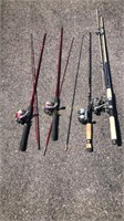 Fishing rods and reel