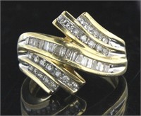 10kt Gold 1/2ct Diamond Designer Ring