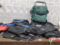 Back packing bag, bags, and duffle bags, etc
