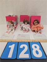 Small Marie Osmond Porcelain Dolls With Papers