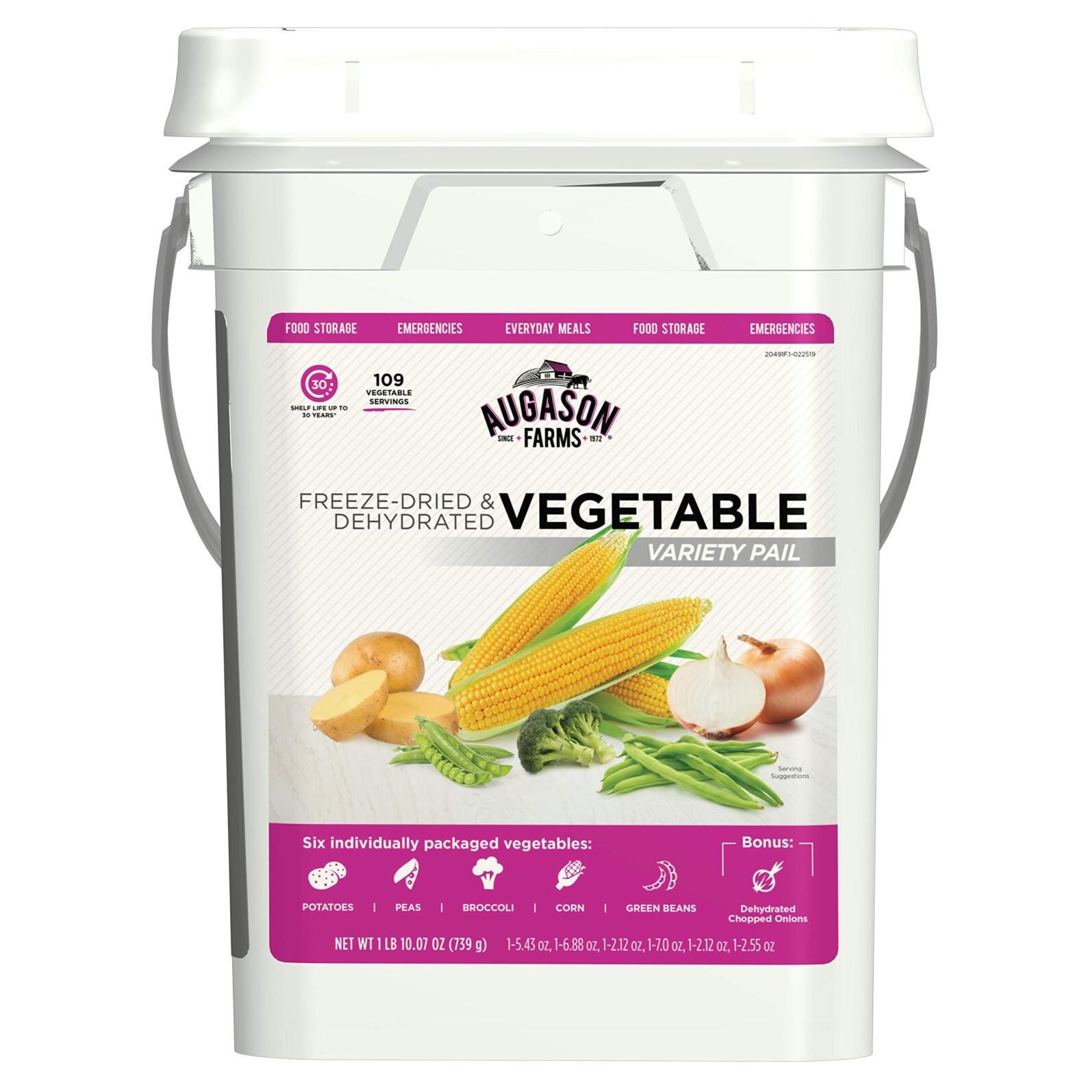 Augason Farms Freeze Dried Vegetable Variety Pack