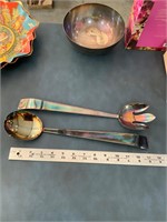 I. Magnin and Co. Silver Plated Salad Servers