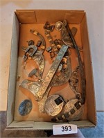 Assorted Metal Bridle Pieces