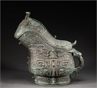 Qing Dynasty silver gilt turquoise Buddha