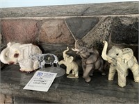 5 elephants figures