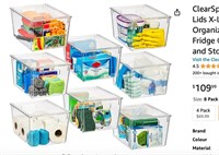 ClearSpace Plastic Storage Bins