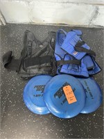 2- Weights Vests 3- Balance Pads