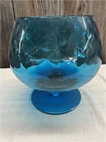 VIKING OR LC SMITH BLUE GLASS BOWL