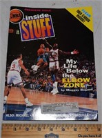 1992 NBA INSIDE STUFF MAGAZINE W/ CARDS