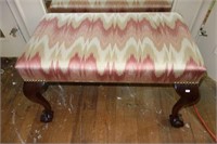 CHIPPENDALE STYLE FOOT STOOL 29" W X 16" D X 17"