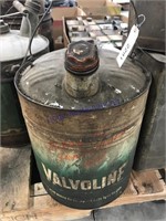 Valvoline 5-gallon can