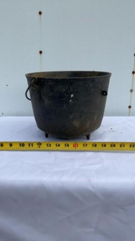 Three Legged Cast Iron Cauldron