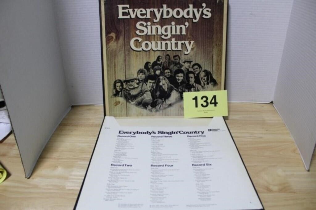 EVERYONE'S SINGIN" COUNTRY 6 RECORD SET