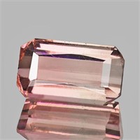 Natural Peach Pink Tourmaline 1.33 Cts  { Flawless