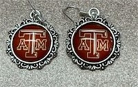 Texas A&M Aggies Pair of Earrings NEW