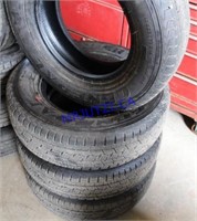 4 General Grabber LT225/75R16 Tires