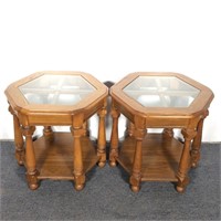 Hexagon Shaped Side Tables