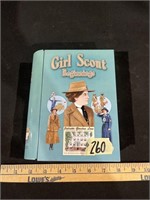 Girl Scout beginnings tin