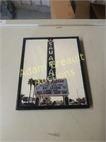 8 x 10 framed Sahara Casino UAW-GM picture