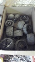 Lawn mower side wheels and Castors