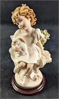 Giuseppe Armani My Friend Girl & Bunny Figurine