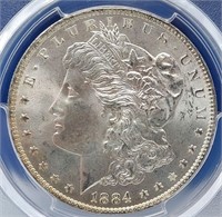 1884-O $1 PCGS MS 66