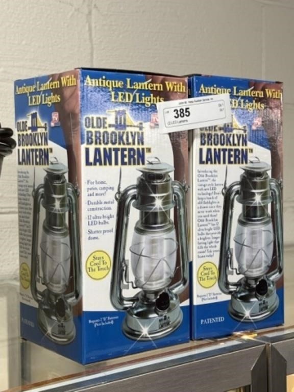 (2) LED Lanterns