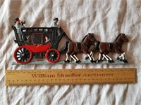 Cast Iron Horse & Carriage Wall Art