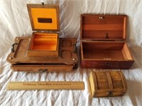 Vintage Wooden Trinket/Jewelry Boxes