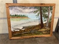 Lake Scene Painting